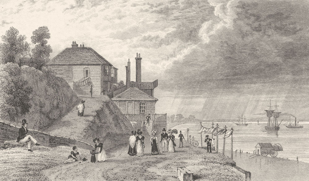 KENT. Gravesend Set. Wh Ireland. Nice Steel Views. Gravesend 1828 old print